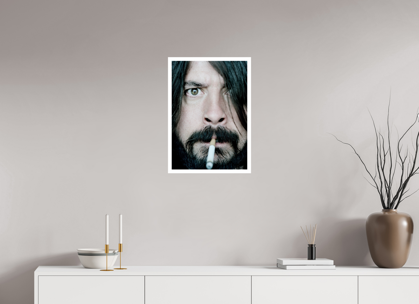 40 x 57,5 cm, Fine Art Print Dave Grohl - Foo Fighters 01