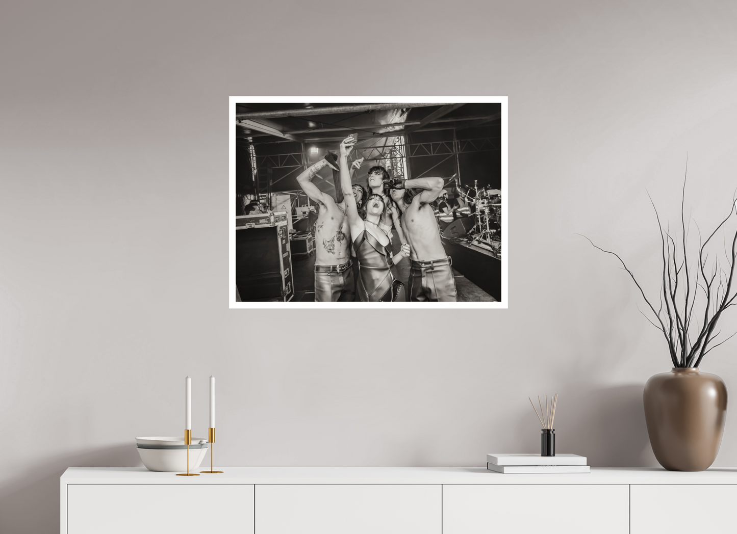 80 x 60 cm, Fine Art Print Måneskin 02