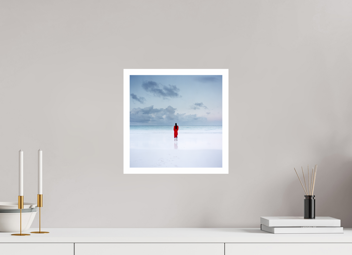 30 x 30 cm, Fine Art Print Massai - Zanzibar, Tansania 03