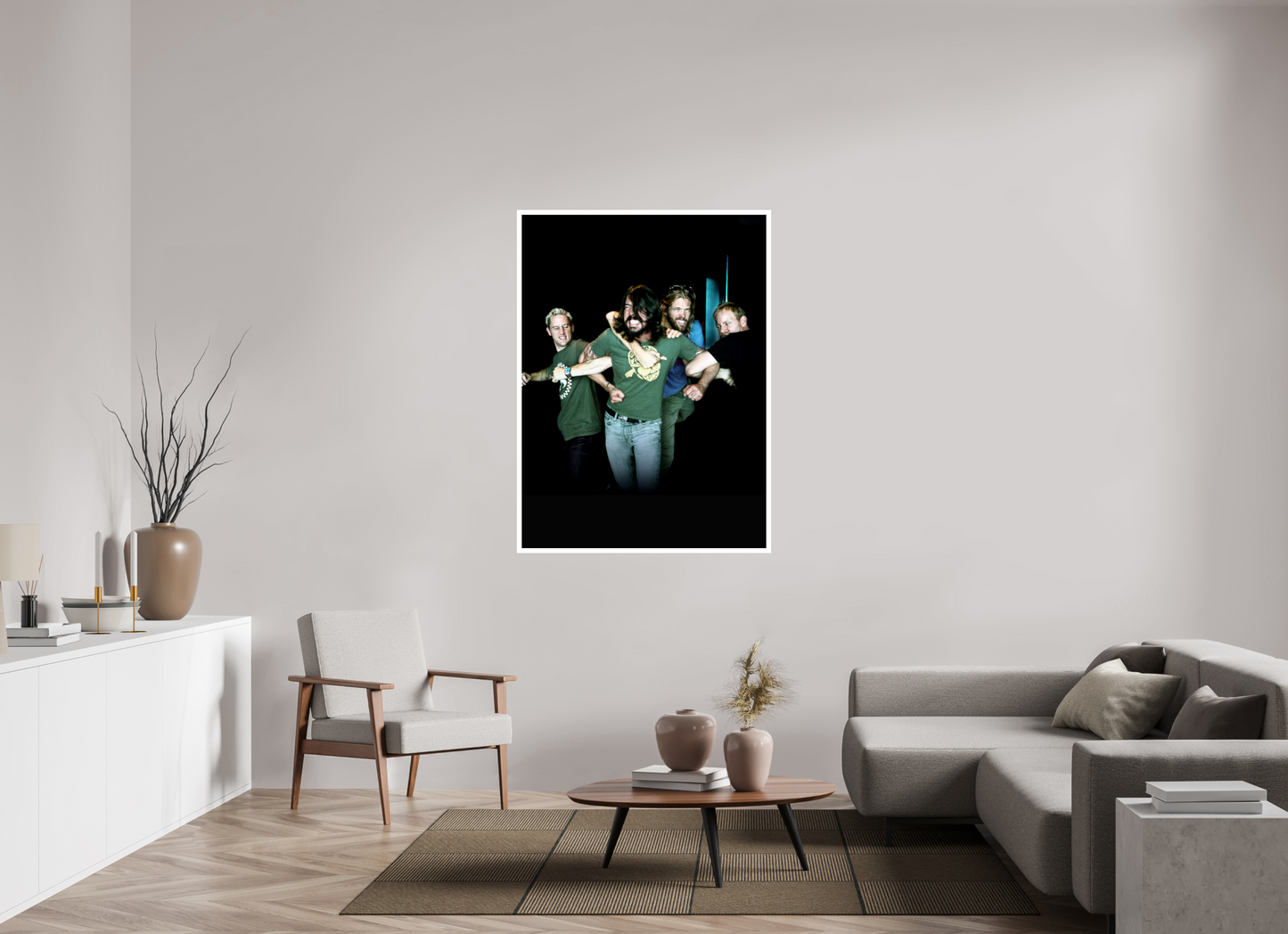 100 x 136,4 cm, Fine Art Print Dave Grohl - Foo Fighters 02