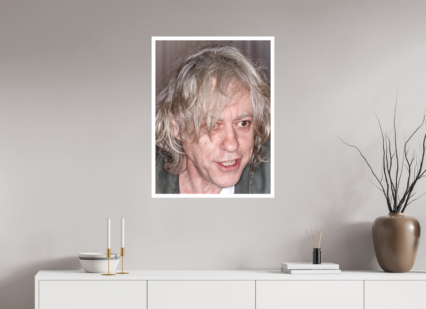 60 x 80 cm, Fine Art Print Bob Geldof 05