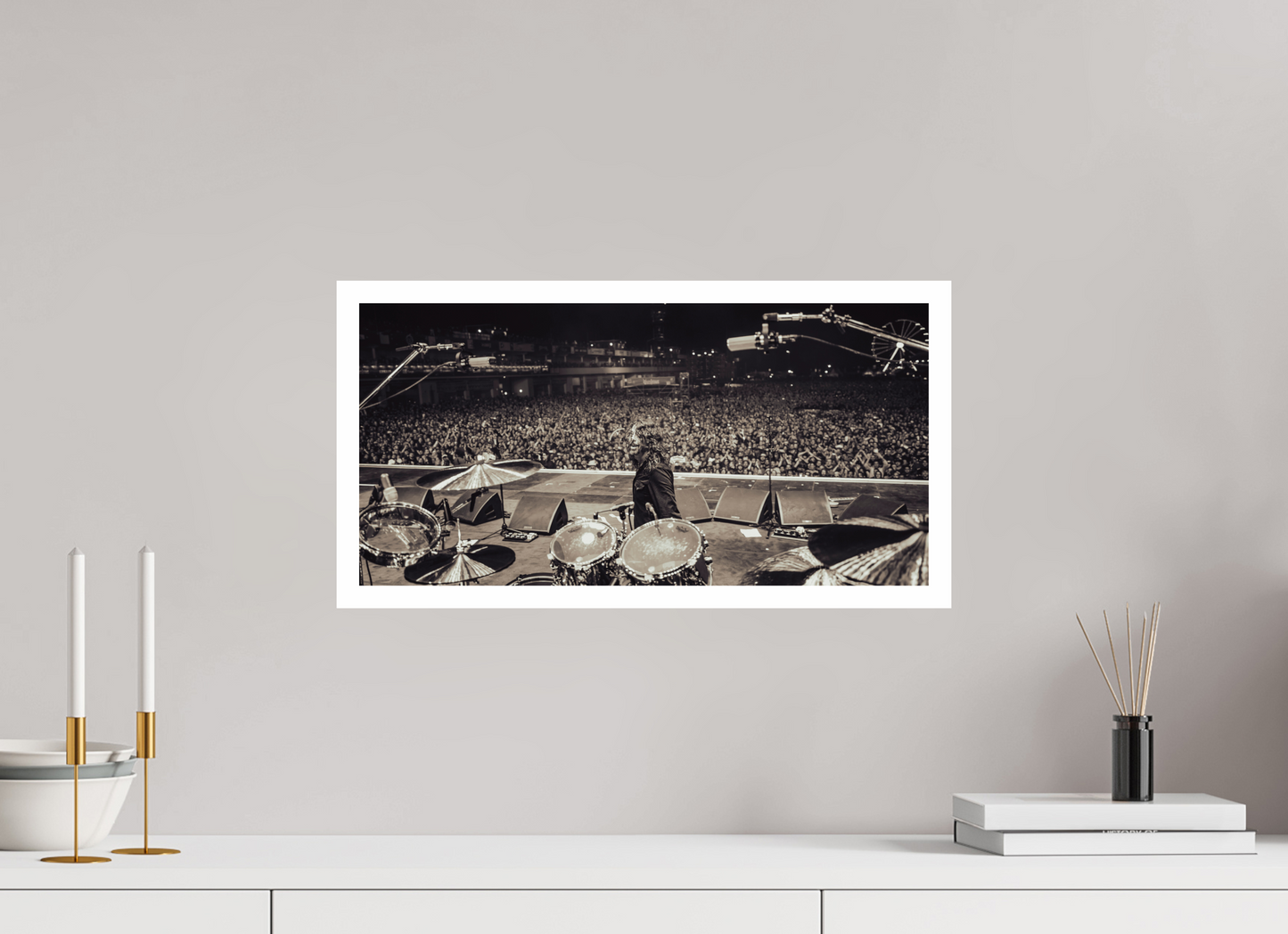 50,4 x 25 cm, Fine Art Print Dave Grohl - Foo Fighters Live 11