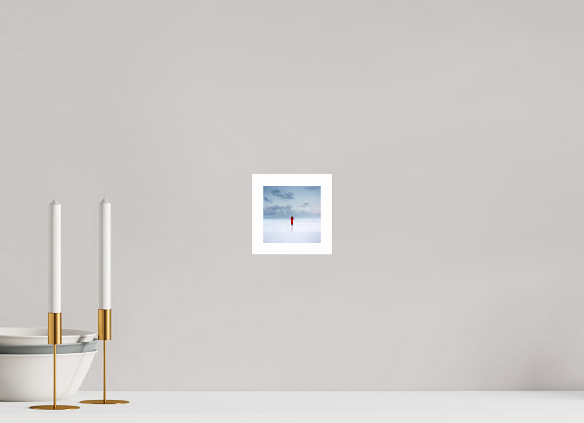 10 x 10 cm, Fine Art Print Massai - Zanzibar, Tansania 03