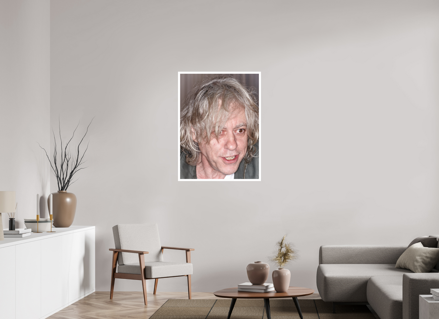 75 x 100 cm, Fine Art Print Bob Geldof 05
