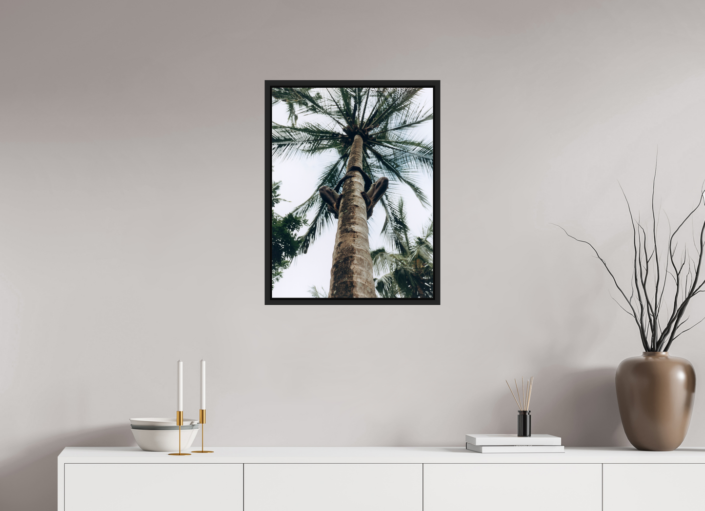 50 x 65,3 cm, Floater Frame | Black Matte Zanzibar, Tansania 01