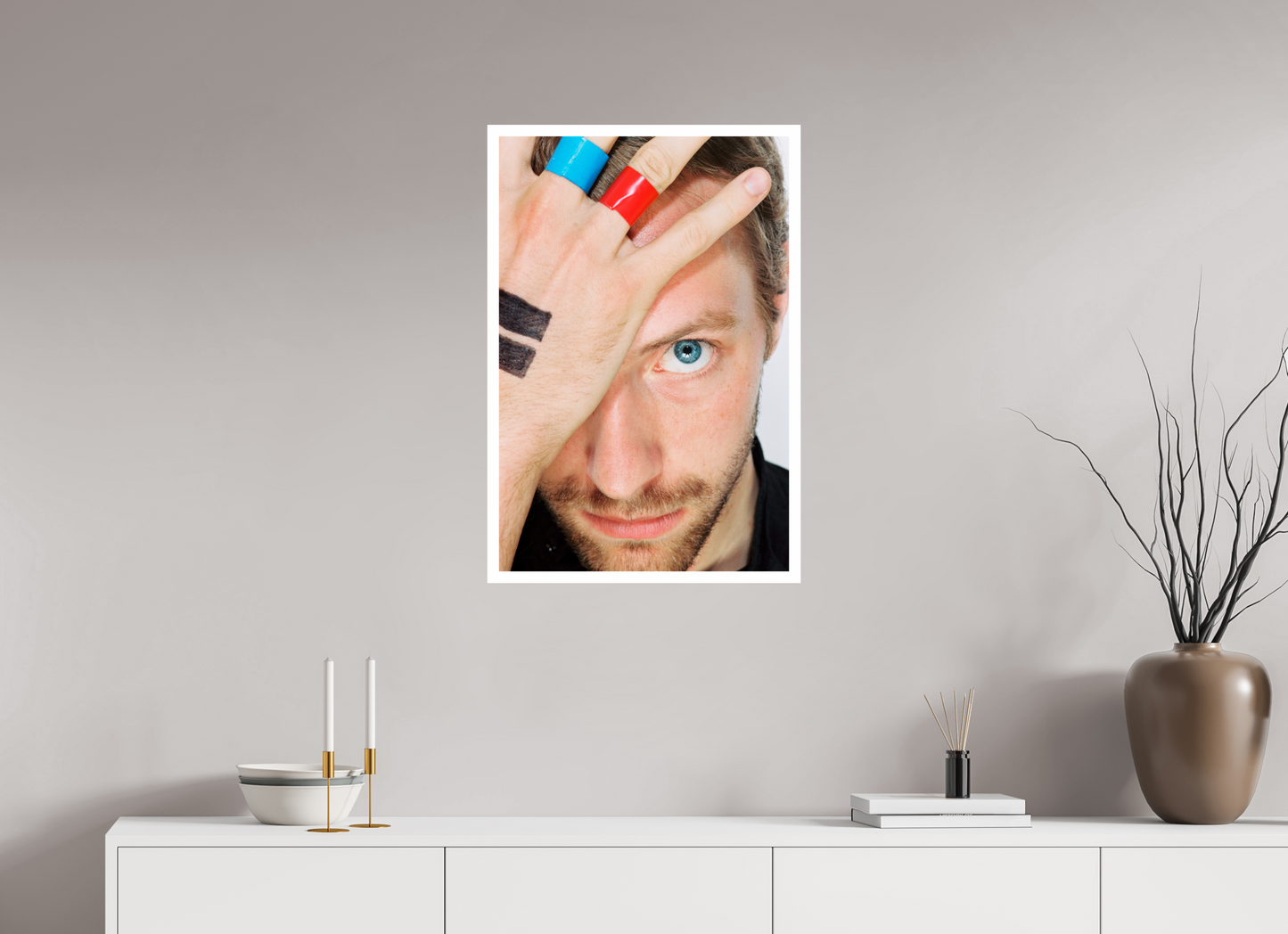 50 x 75 cm, Fine Art Print Chris Martin - Coldplay 04