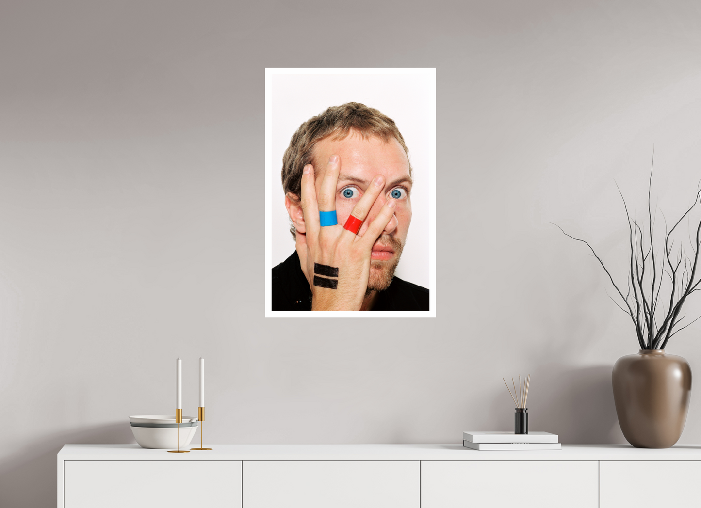 50 x 75 cm, Fine Art Print Chris Martin - Coldplay 06