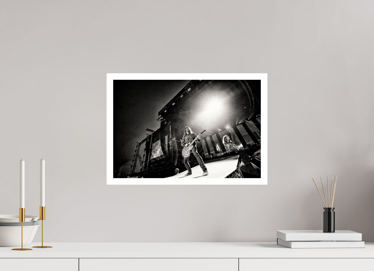 45 x 30 cm, Fine Art Print Dave Grohl - Foo Fighters Live 07