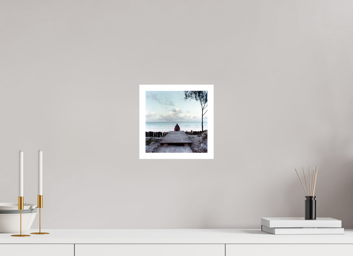 20 x 20 cm, Fine Art Print Massai - Zanzibar, Tansania 01