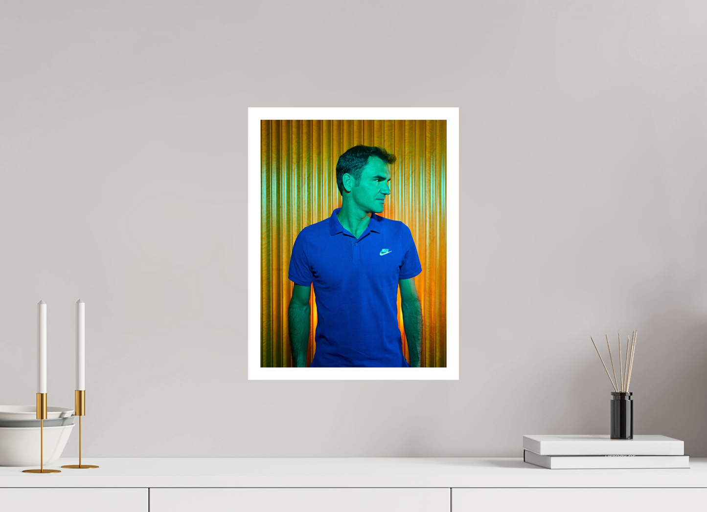 30 x 40 cm, Fine Art Print Roger Federer 01