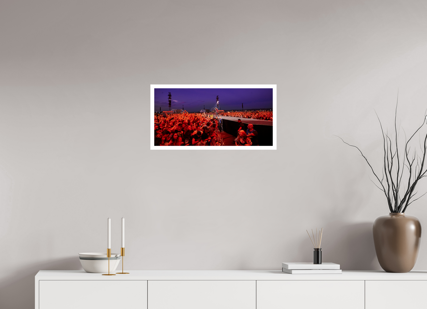 61,6 x 30 cm, Fine Art Print Dave Grohl - Foo Fighters Live 05