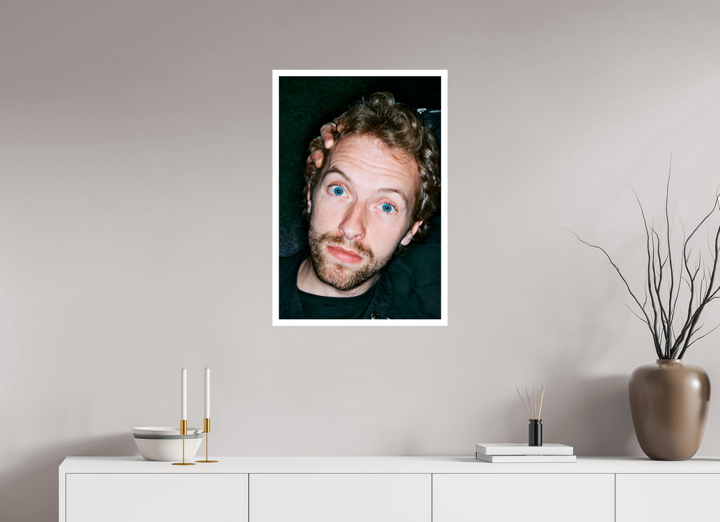 50 x 75 cm, Fine Art Print Chris Martin - Coldplay 08