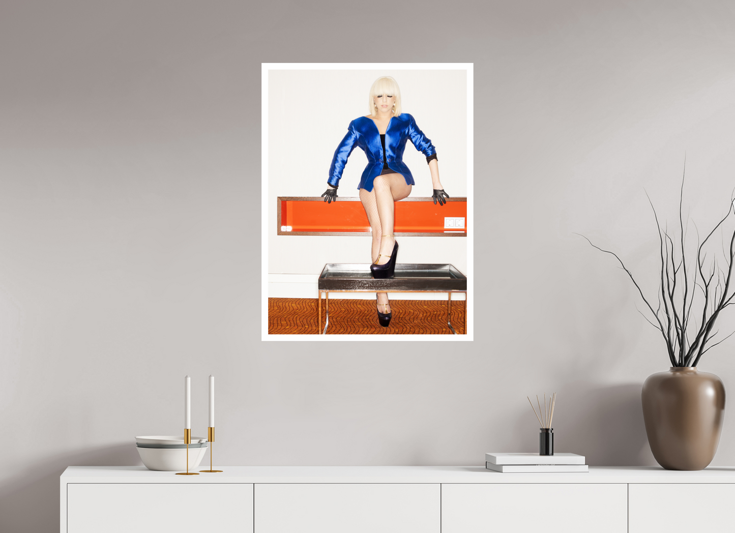 60 x 80 cm, Fine Art Print Lady Gaga 07