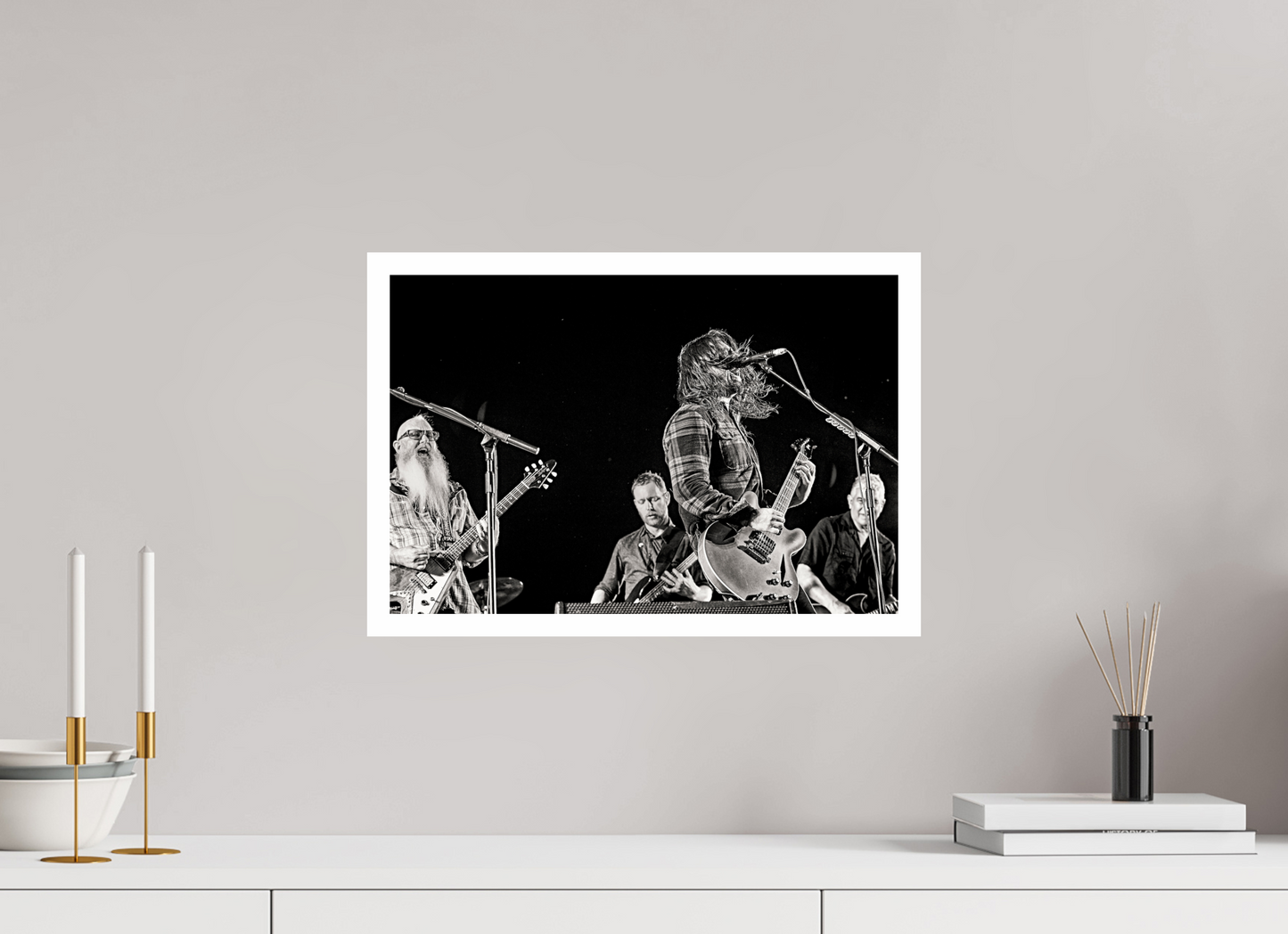 45 x 30 cm, Fine Art Print Dave Grohl - Foo Fighters Live 03