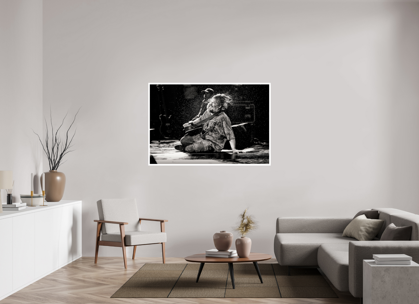 150 x 100 cm, Fine Art Print Jack Black - Tenacious D Live 01