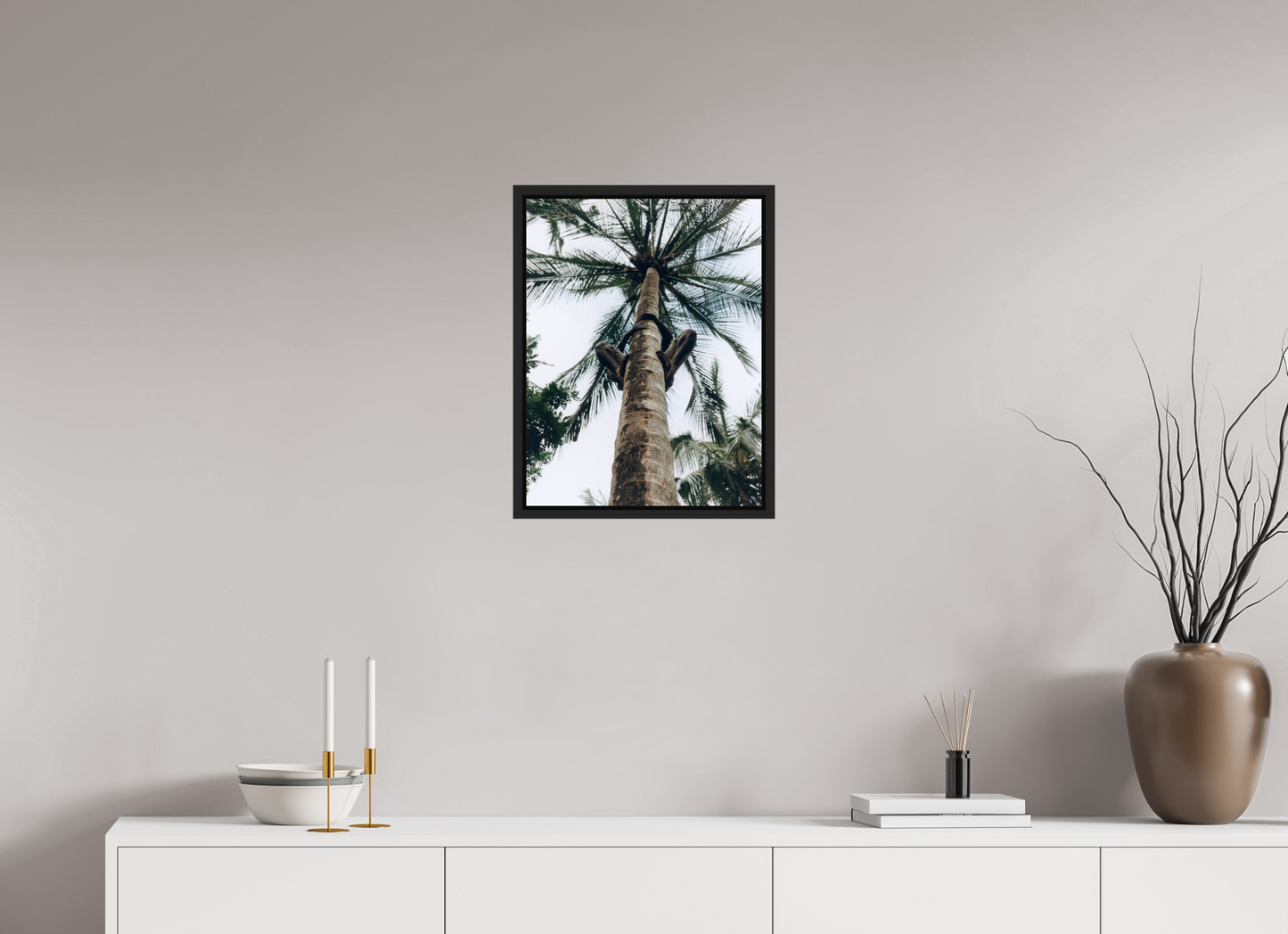 40 x 52,2 cm, Floater Frame | Black Matte Zanzibar, Tansania 01