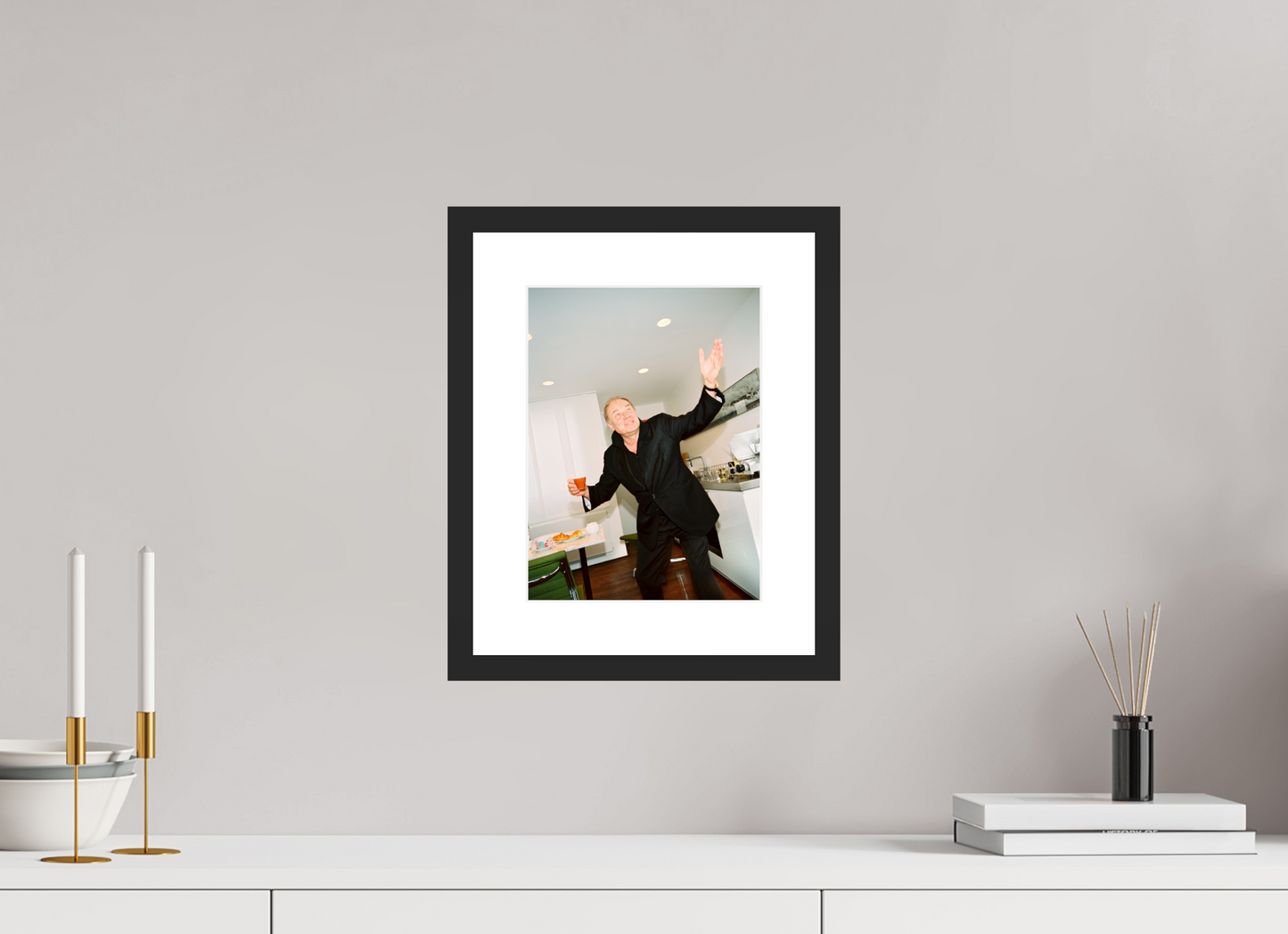 21 x 28 cm, Wood Frame with Passe-Partout | Black Matte Klaus Maria Brandauer 02