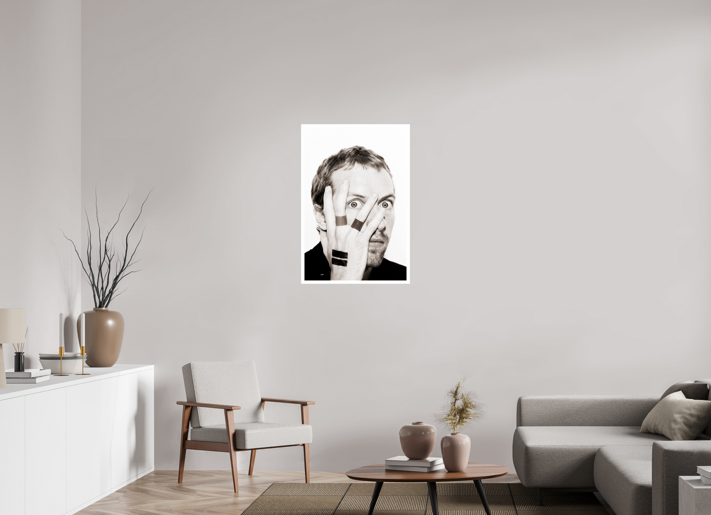 60 x 90 cm, Fine Art Print Chris Martin - Coldplay 02