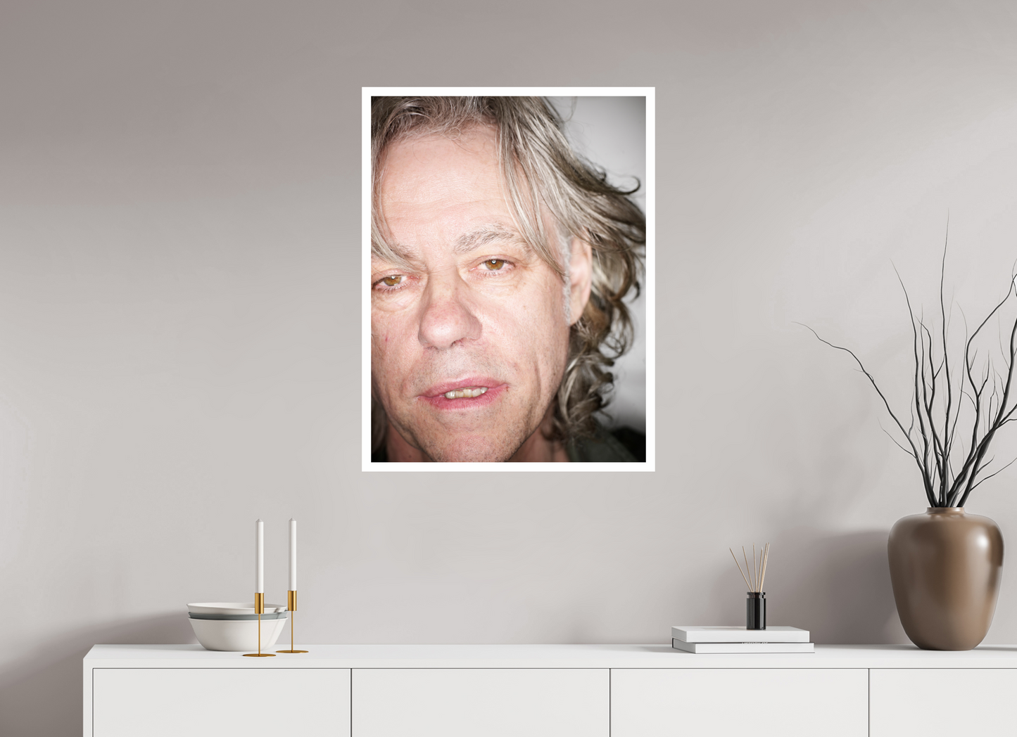 60 x 80 cm, Fine Art Print Bob Geldof 03