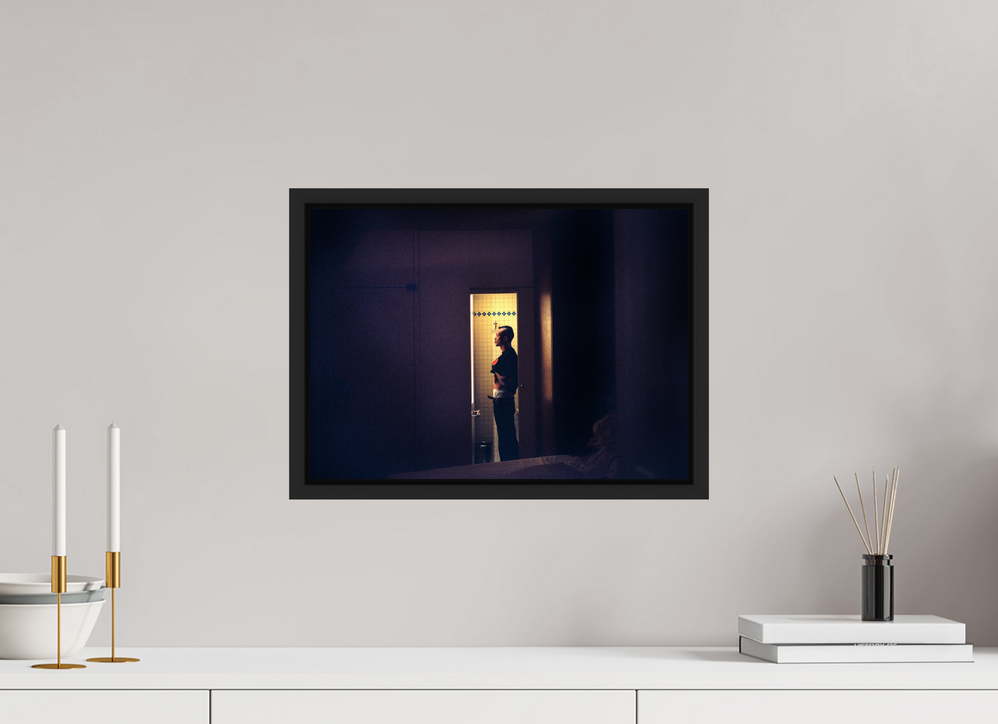 42 x 30 cm, Floater Frame | Black Matte Tricky 02