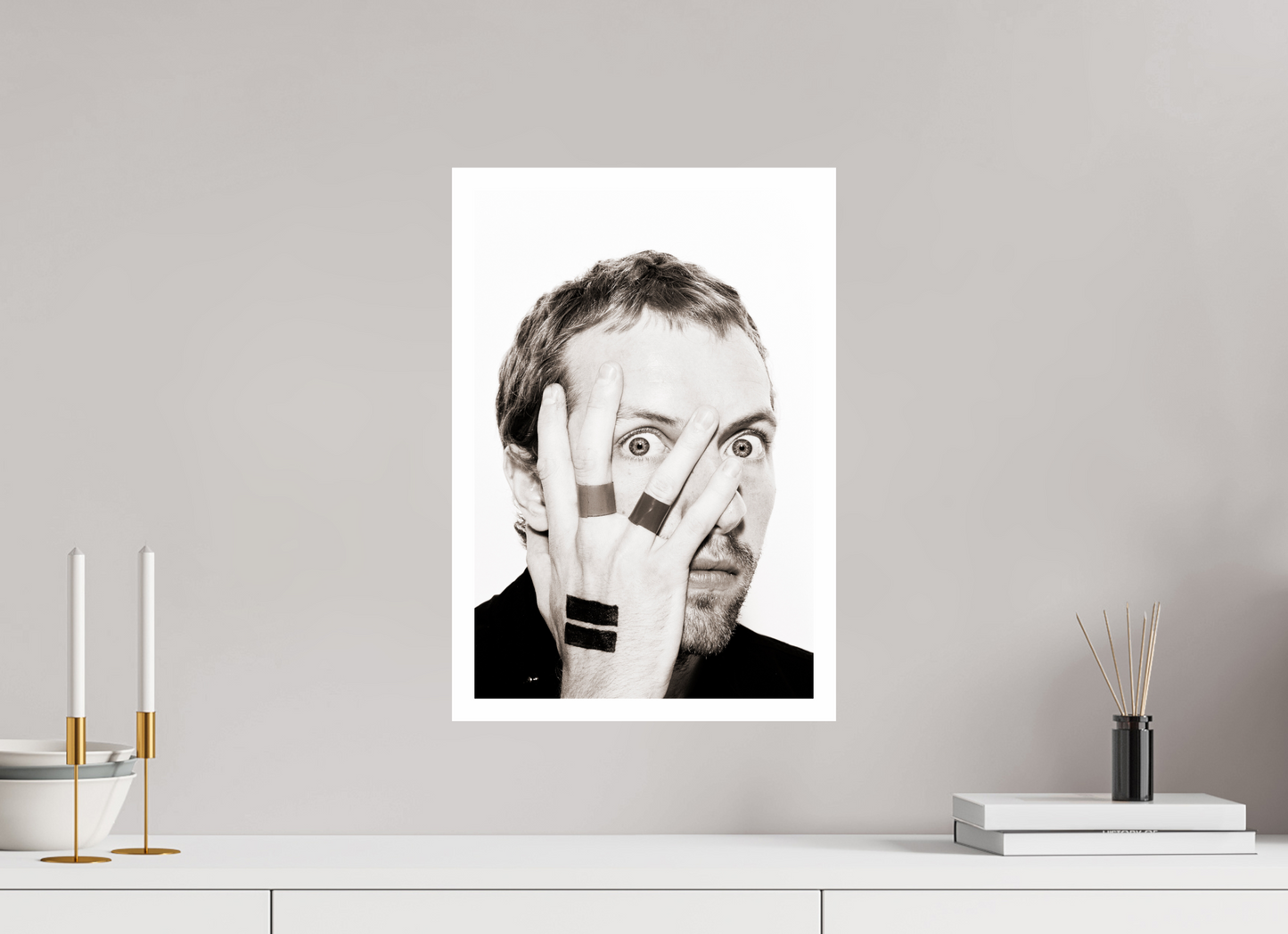 30 x 45 cm, Fine Art Print Chris Martin - Coldplay 02