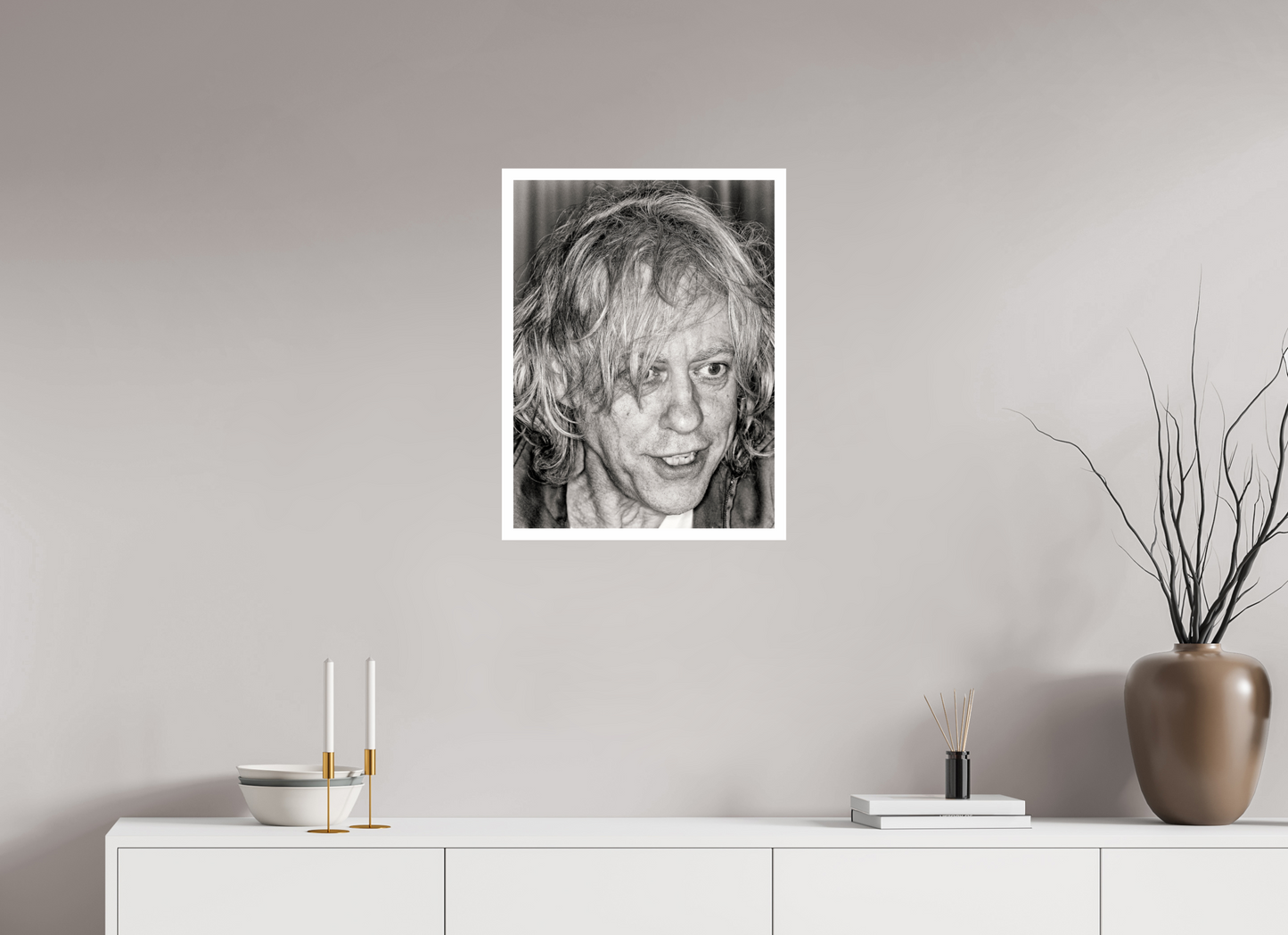 45 x 60 cm, Fine Art Print Bob Geldof 06