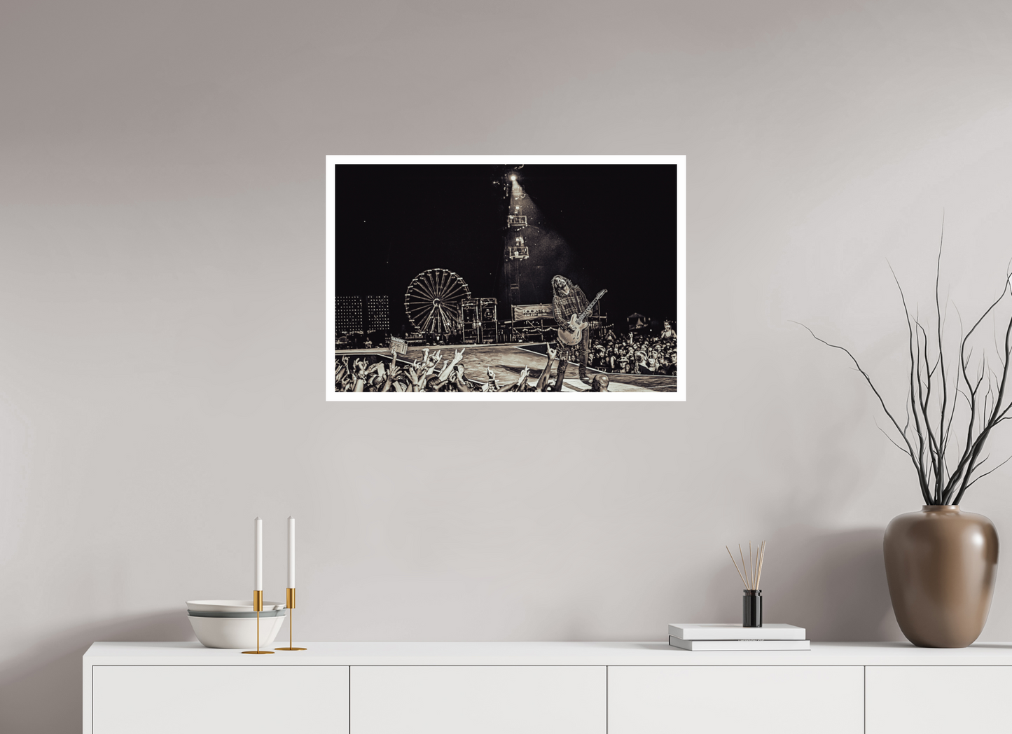 75 x 50 cm, Fine Art Print Dave Grohl - Foo Fighters Live 04