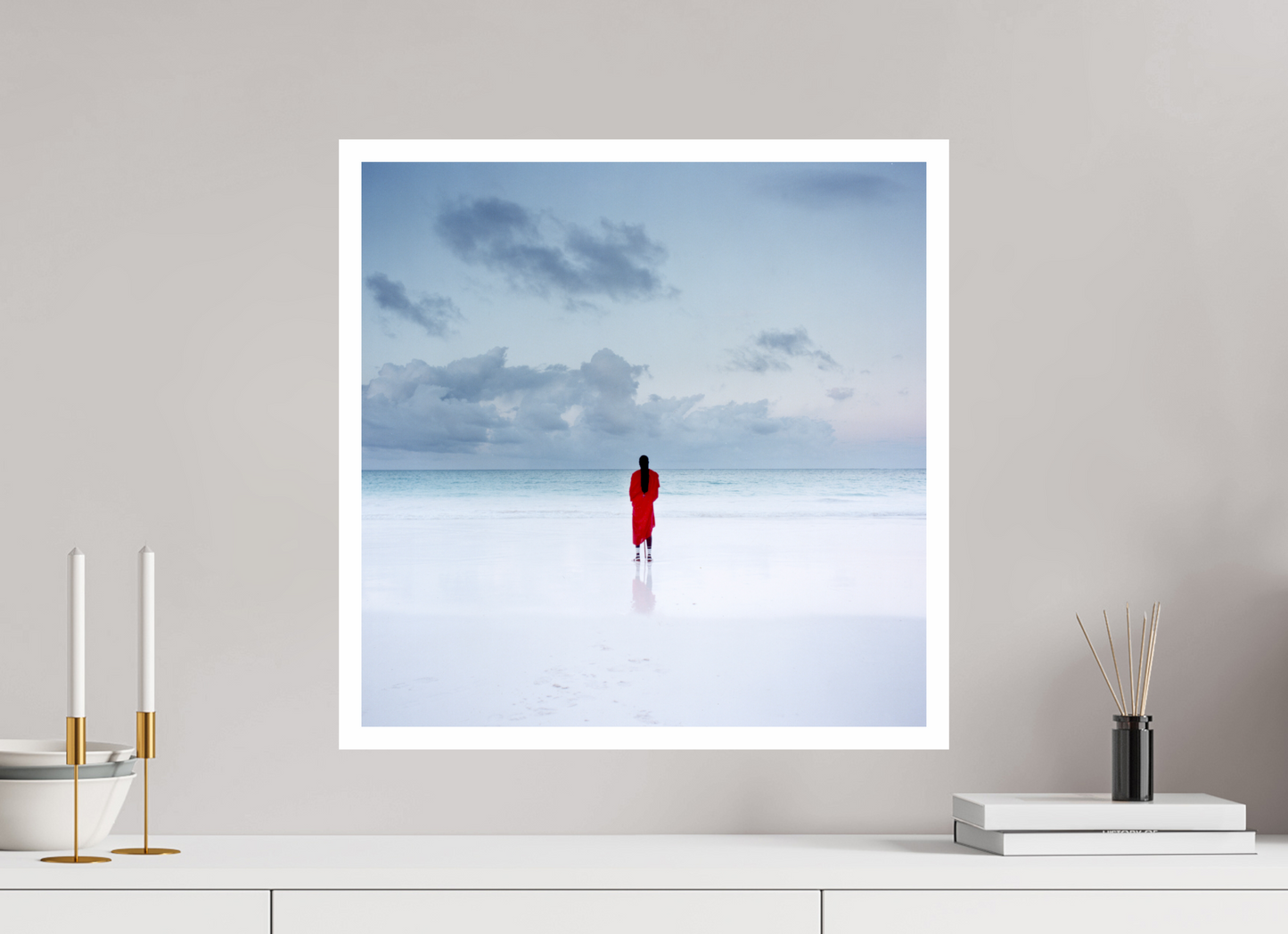 50 x 50 cm, Fine Art Print Massai - Zanzibar, Tansania 03