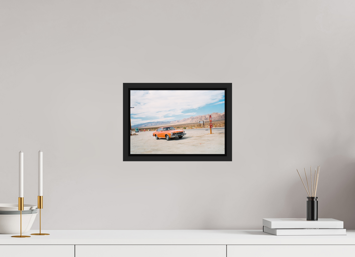 29,5 x 20 cm, Floater Frame | Black Matte USA - Agfa Clack 04