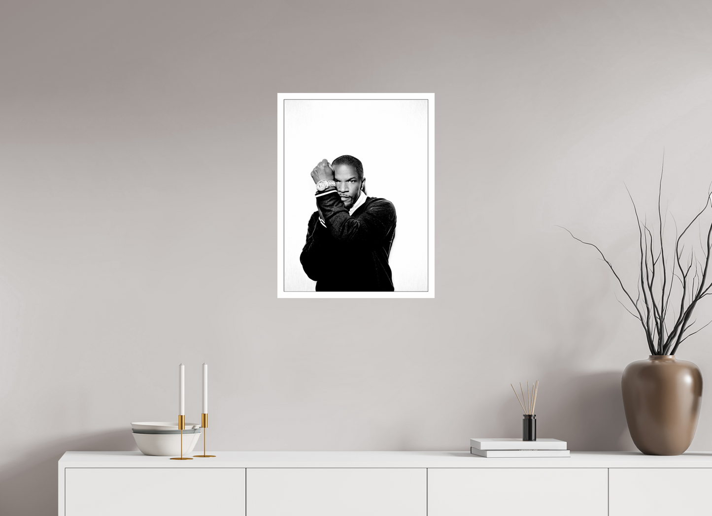 45 x 60 cm, Fine Art Print Jamie Foxx 04