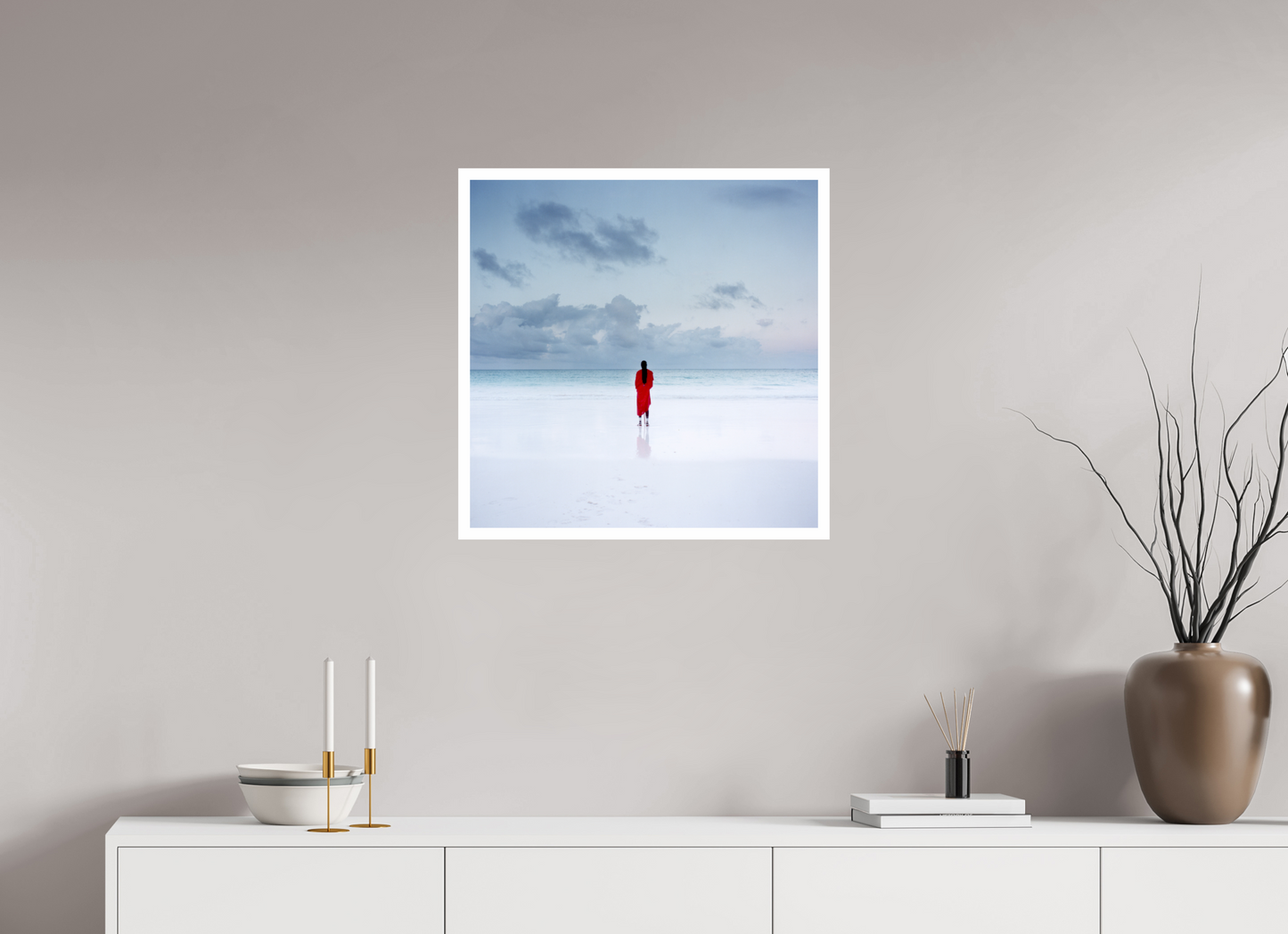 60 x 60 cm, Fine Art Print Massai - Zanzibar, Tansania 03