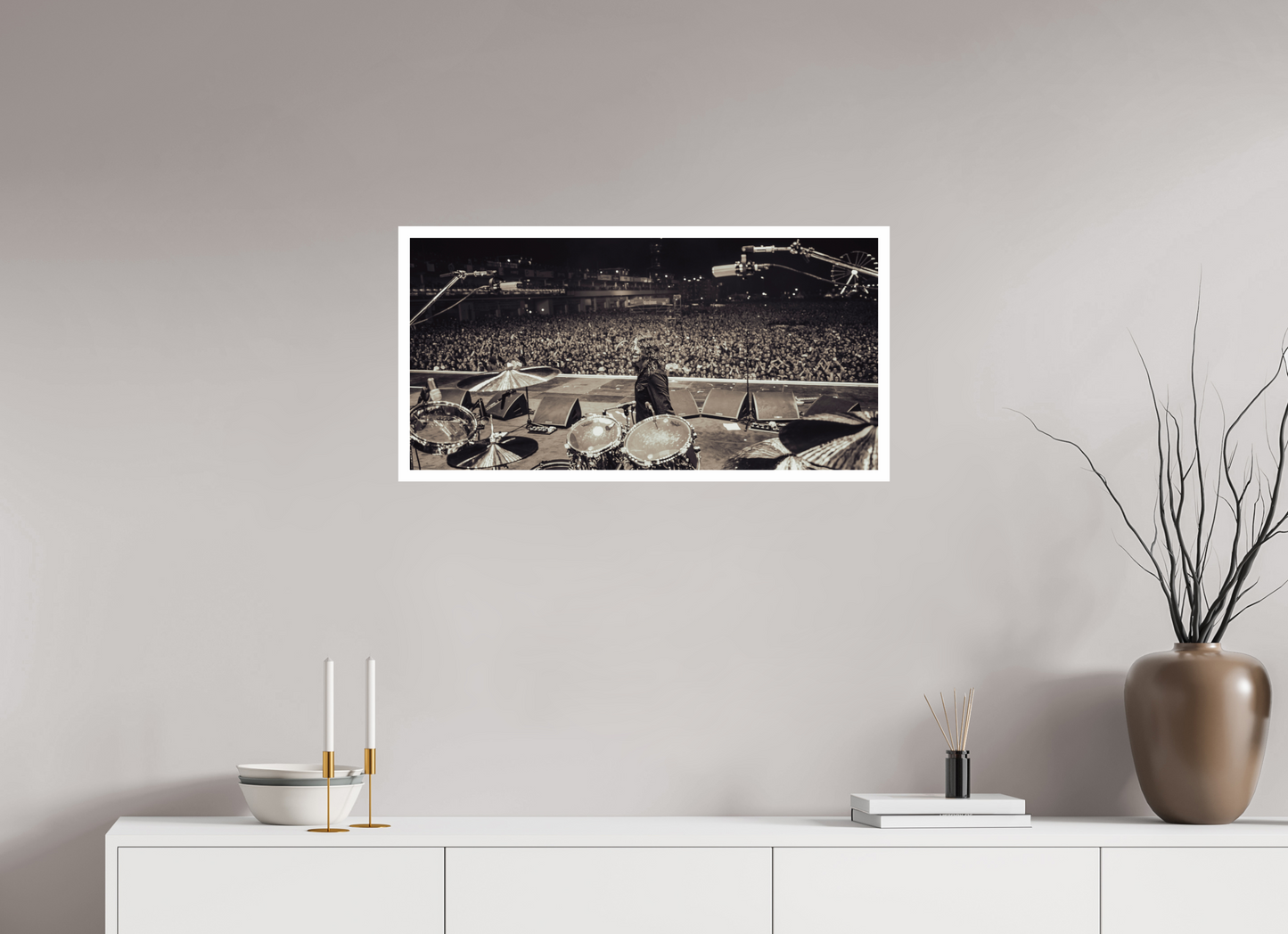 80,7 x 40 cm, Fine Art Print Dave Grohl - Foo Fighters Live 11