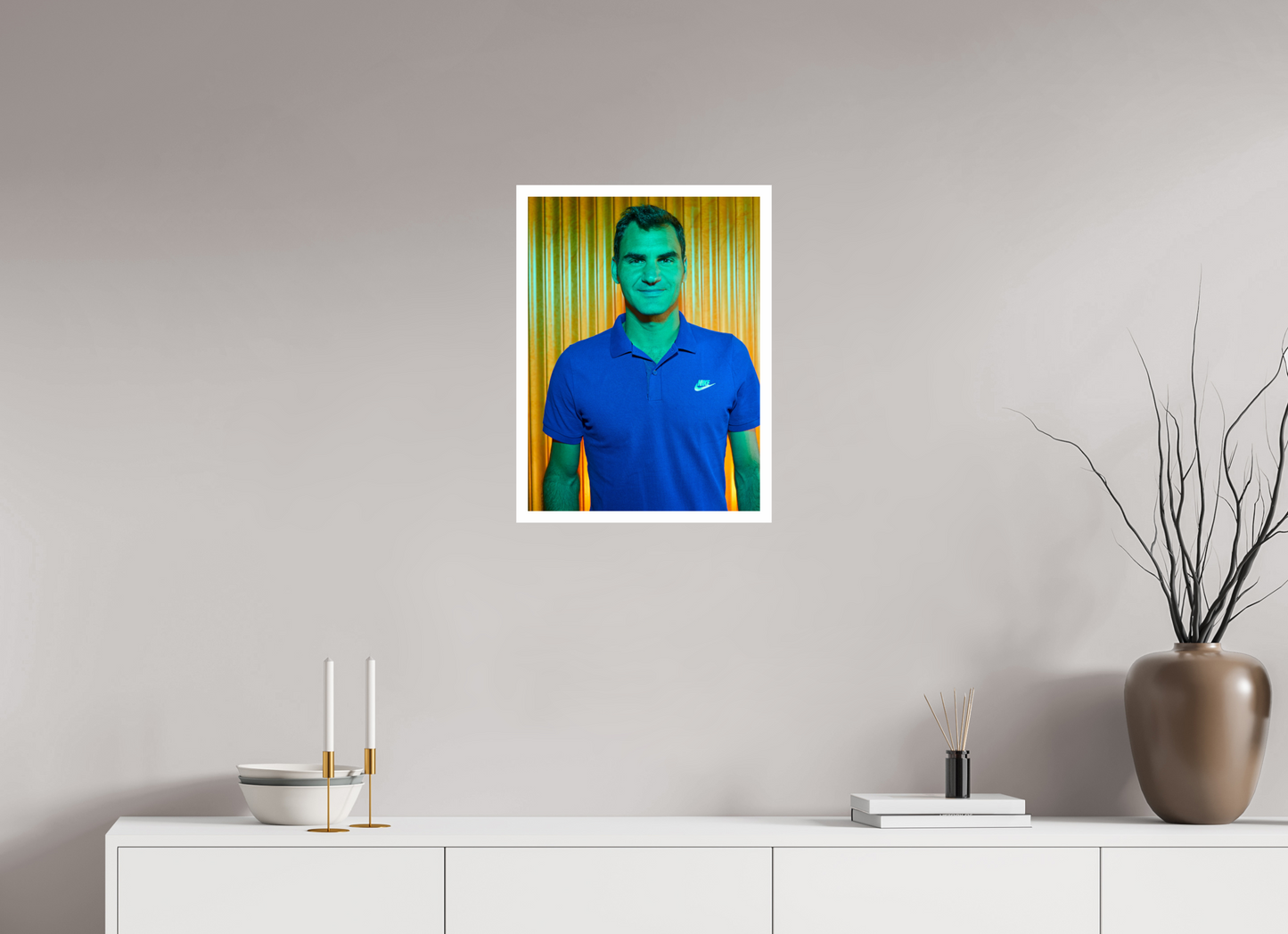 40 x 54,2 cm, Fine Art Print Roger Federer 03