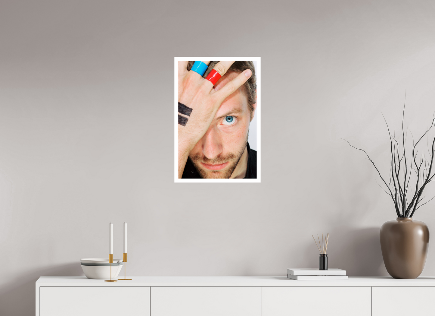 40 x 60 cm, Fine Art Print Chris Martin - Coldplay 04
