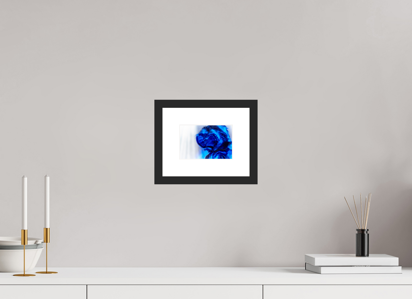 15 x 10 cm, Wood Frame with Passe-Partout | Black Matte Prodigy 01