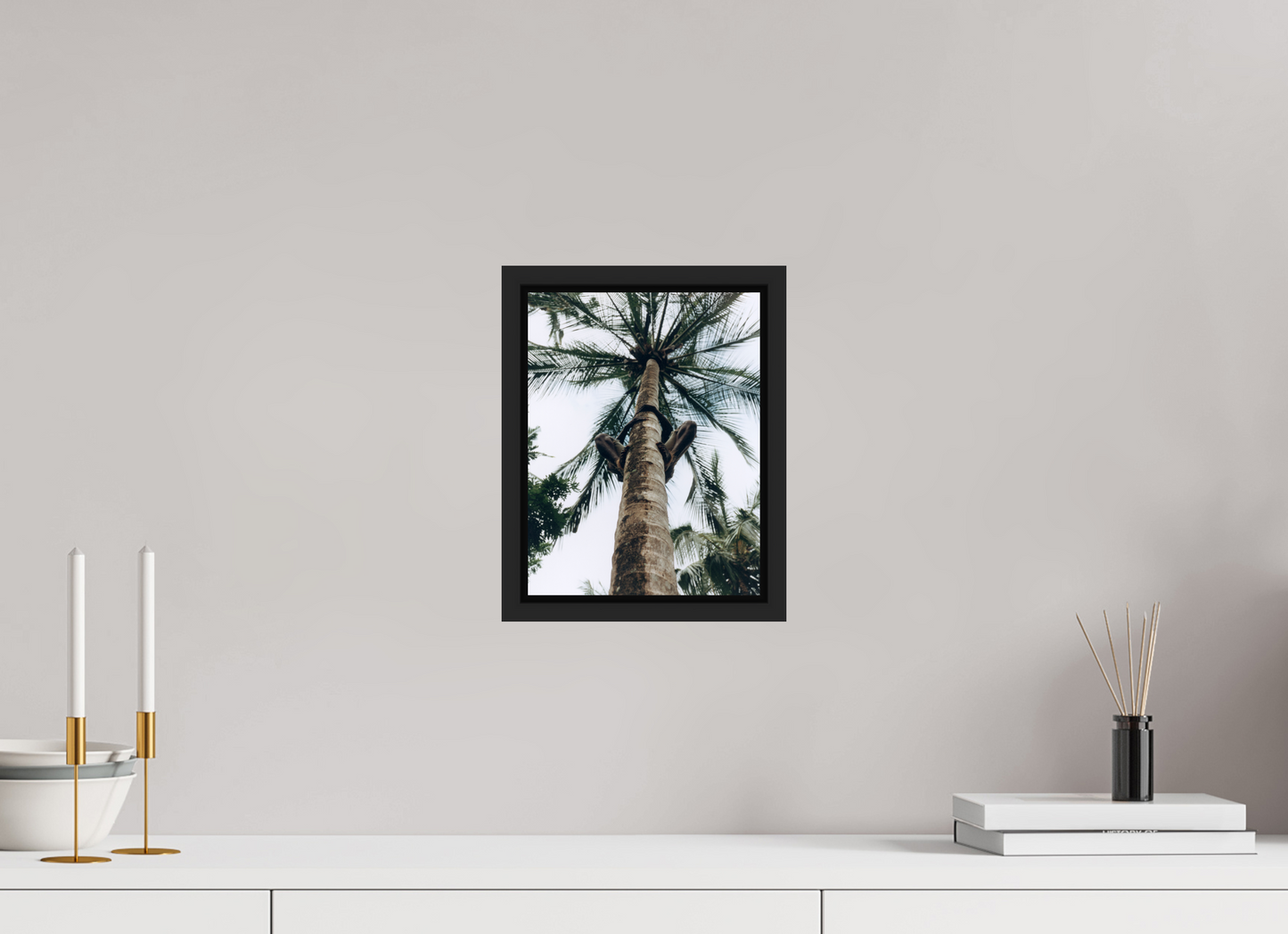 20 x 26,1 cm, Floater Frame | Black Matte Zanzibar, Tansania 01