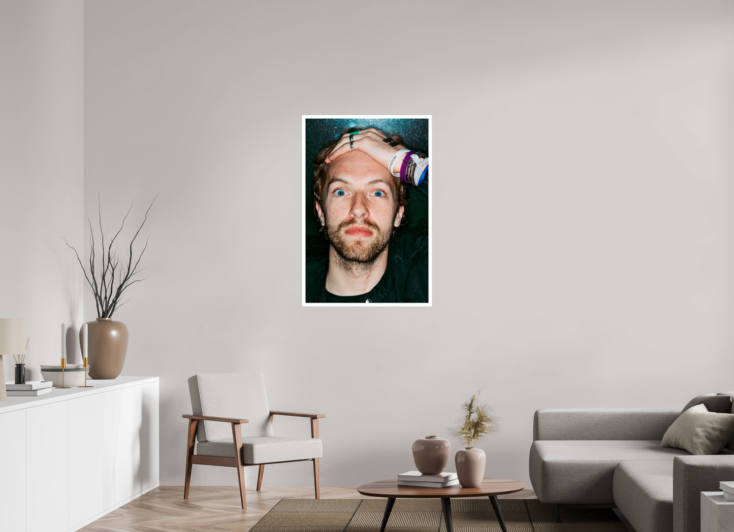 70 x 105 cm, Fine Art Print Chris Martin - Coldplay 07