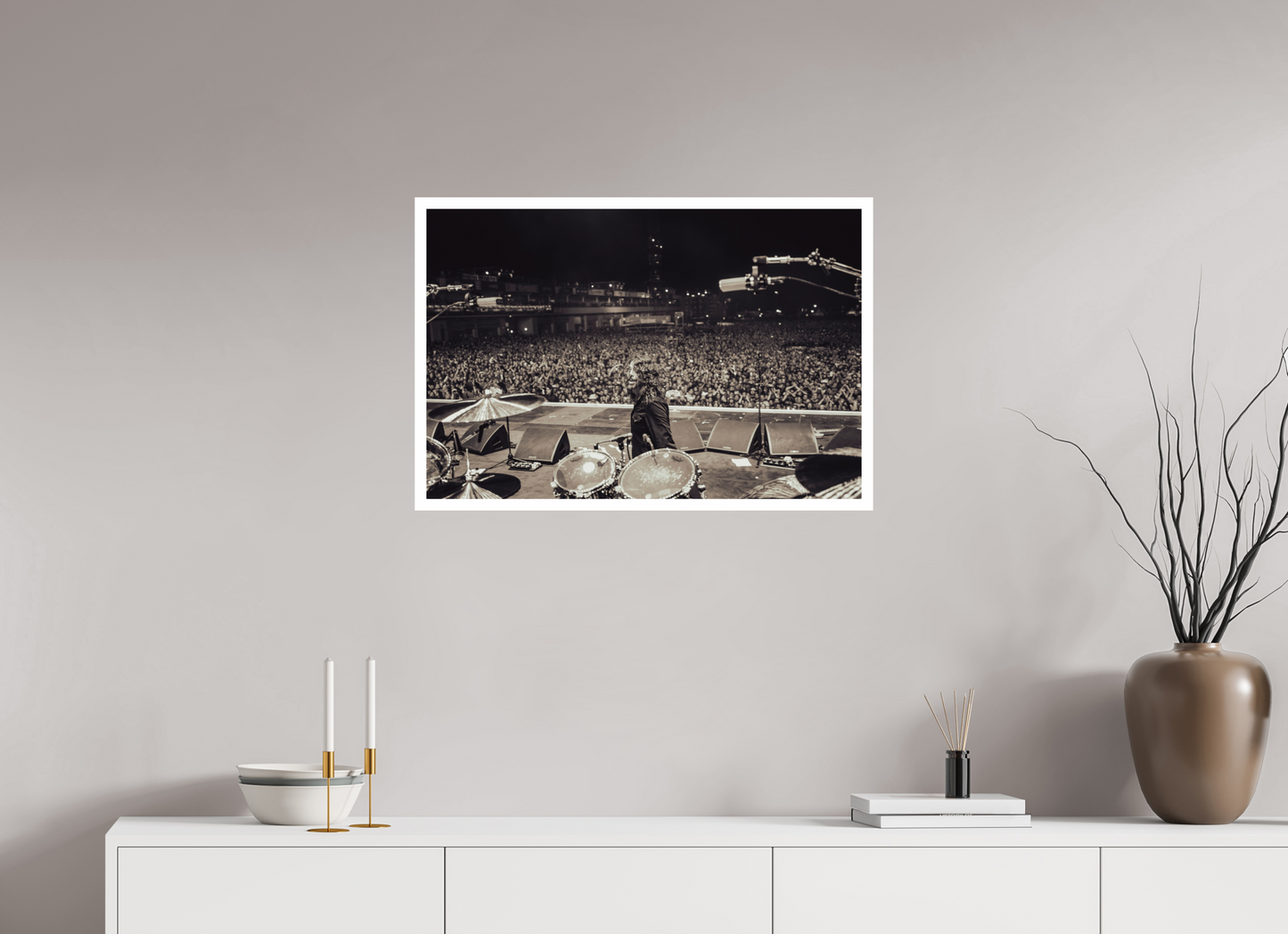 75 x 50 cm, Fine Art Print Dave Grohl - Foo Fighters Live 09
