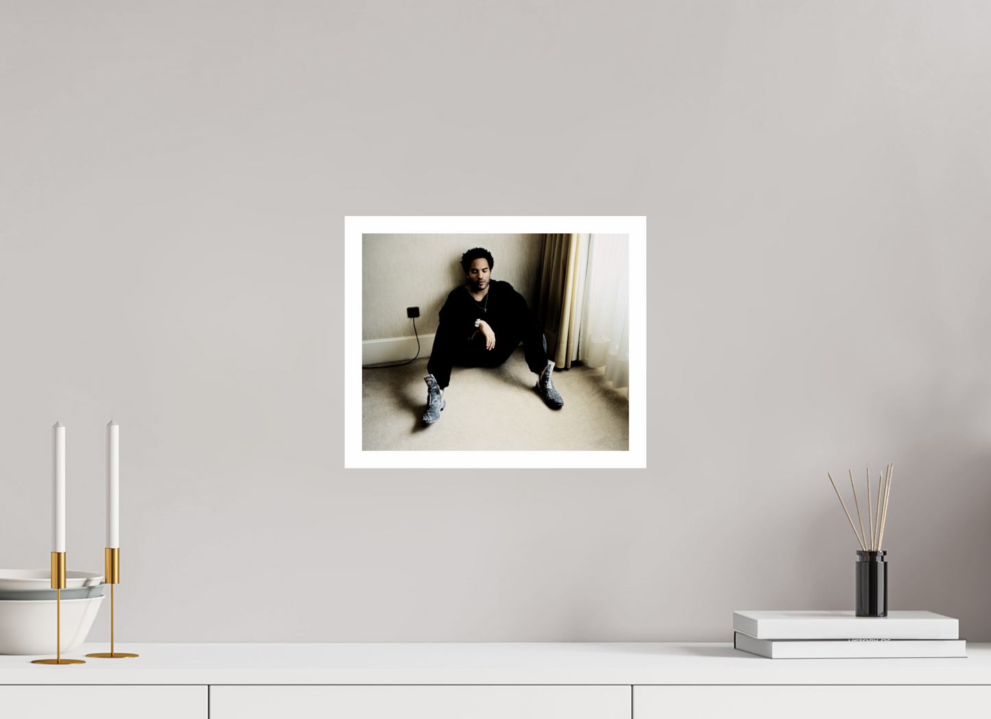 30,7 x 25 cm, Fine Art Print Lenny Kravitz 07