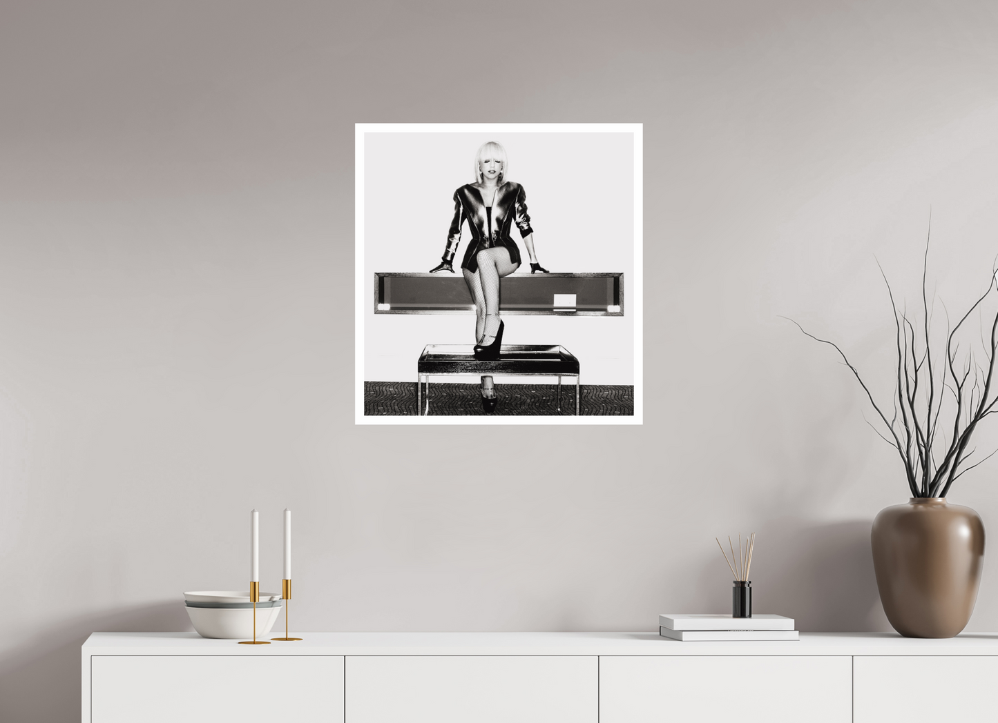 60 x 63,1 cm, Fine Art Print Lady Gaga 06