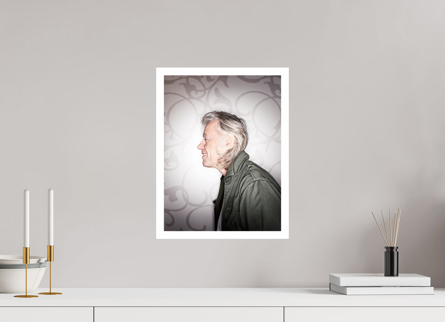 30 x 40 cm, Fine Art Print Bob Geldof 01