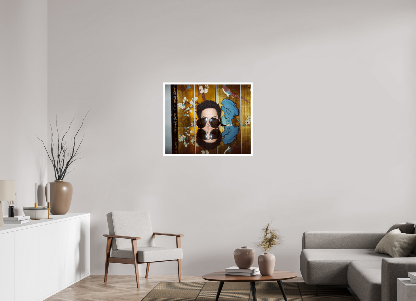 85,9 x 70 cm, Fine Art Print Lenny Kravitz 03