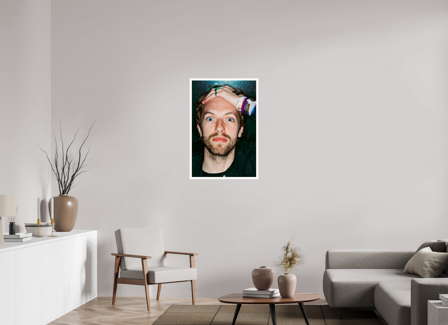 60 x 90 cm, Fine Art Print Chris Martin - Coldplay 07