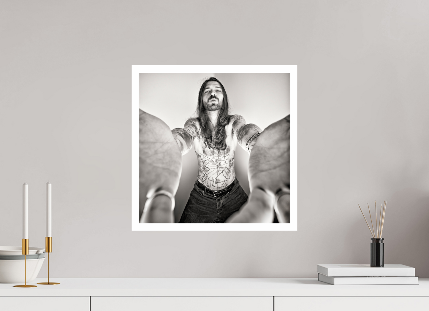 40 x 40 cm, Fine Art Print Simon Neil - Biffy Clyro 02