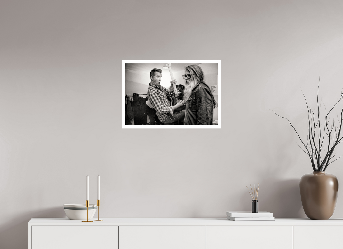 60 x 40 cm, Fine Art Print Josh Homme - Queens of the Stone Age Live 01