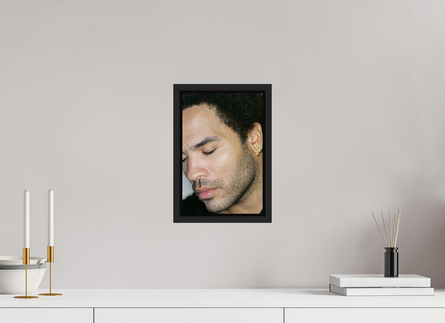 20 x 30 cm, Floater Frame | Black Matte Lenny Kravitz 11