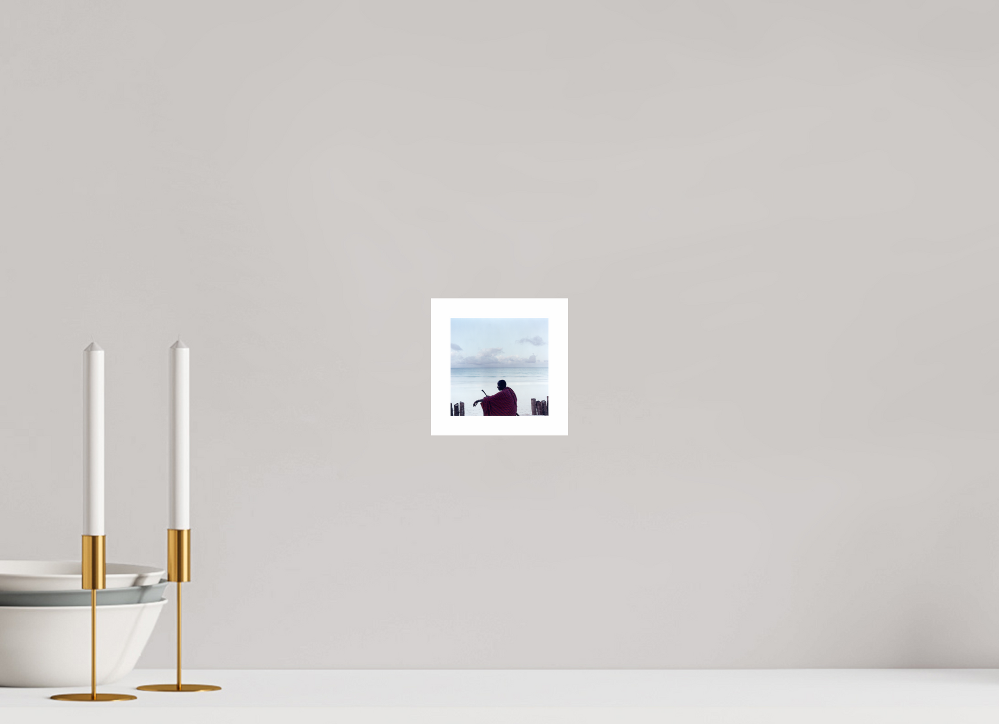 10 x 10 cm, Fine Art Print Massai - Zanzibar, Tansania 02