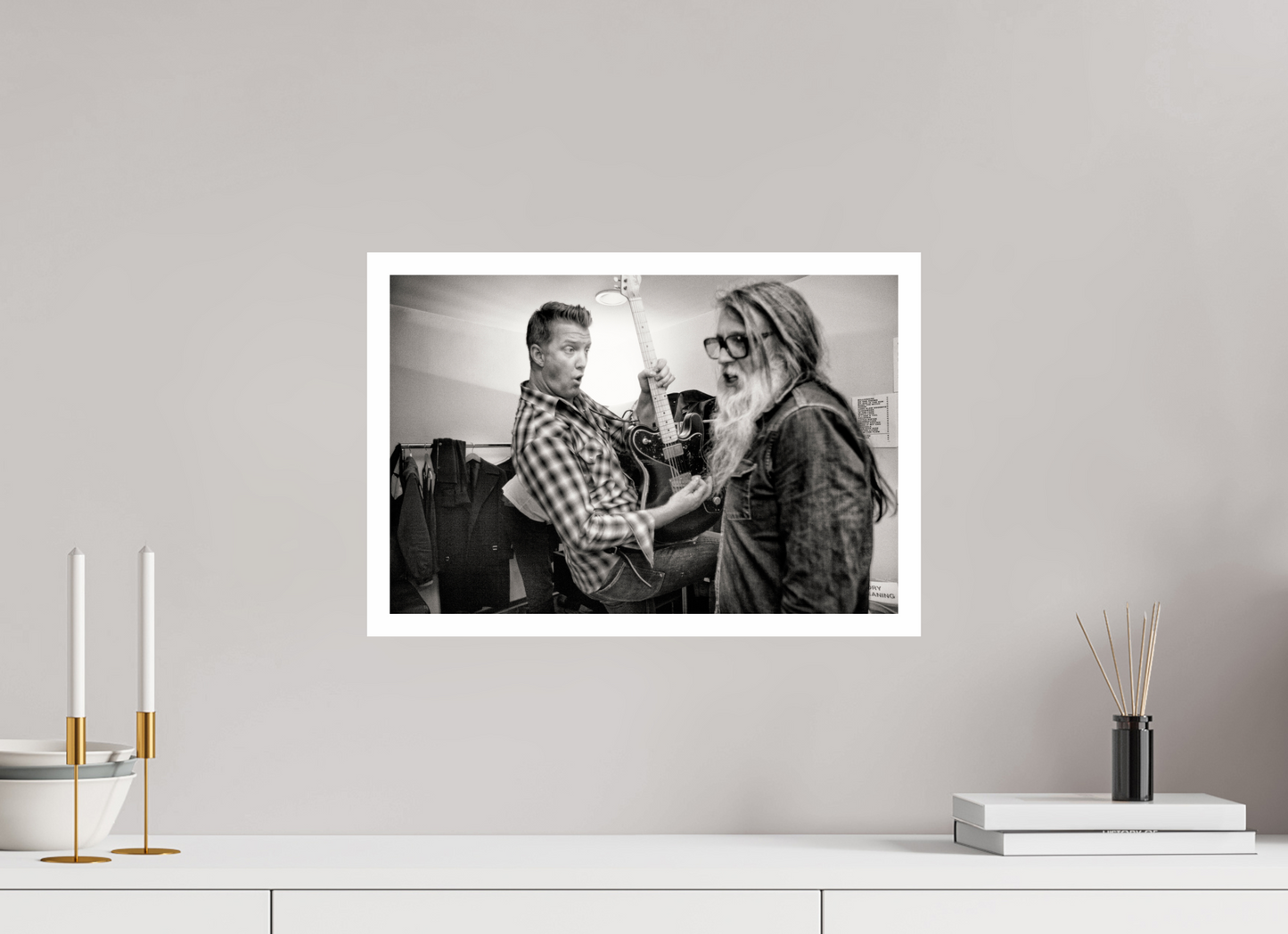 45 x 30 cm, Fine Art Print Josh Homme - Queens of the Stone Age Live 01