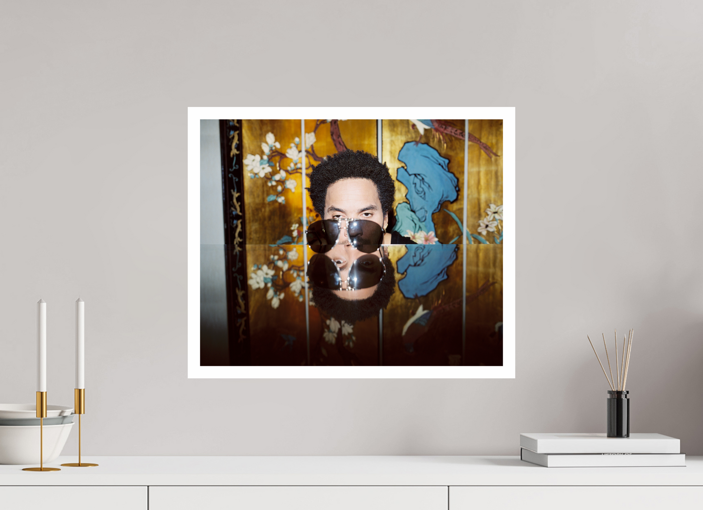49,1 x 40 cm, Fine Art Print Lenny Kravitz 02