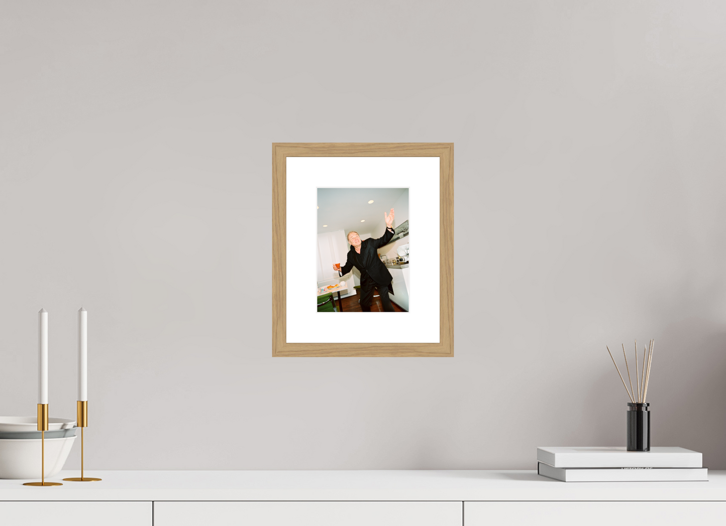 15 x 20 cm, Wood Frame with Passe-Partout | Oak Klaus Maria Brandauer 02